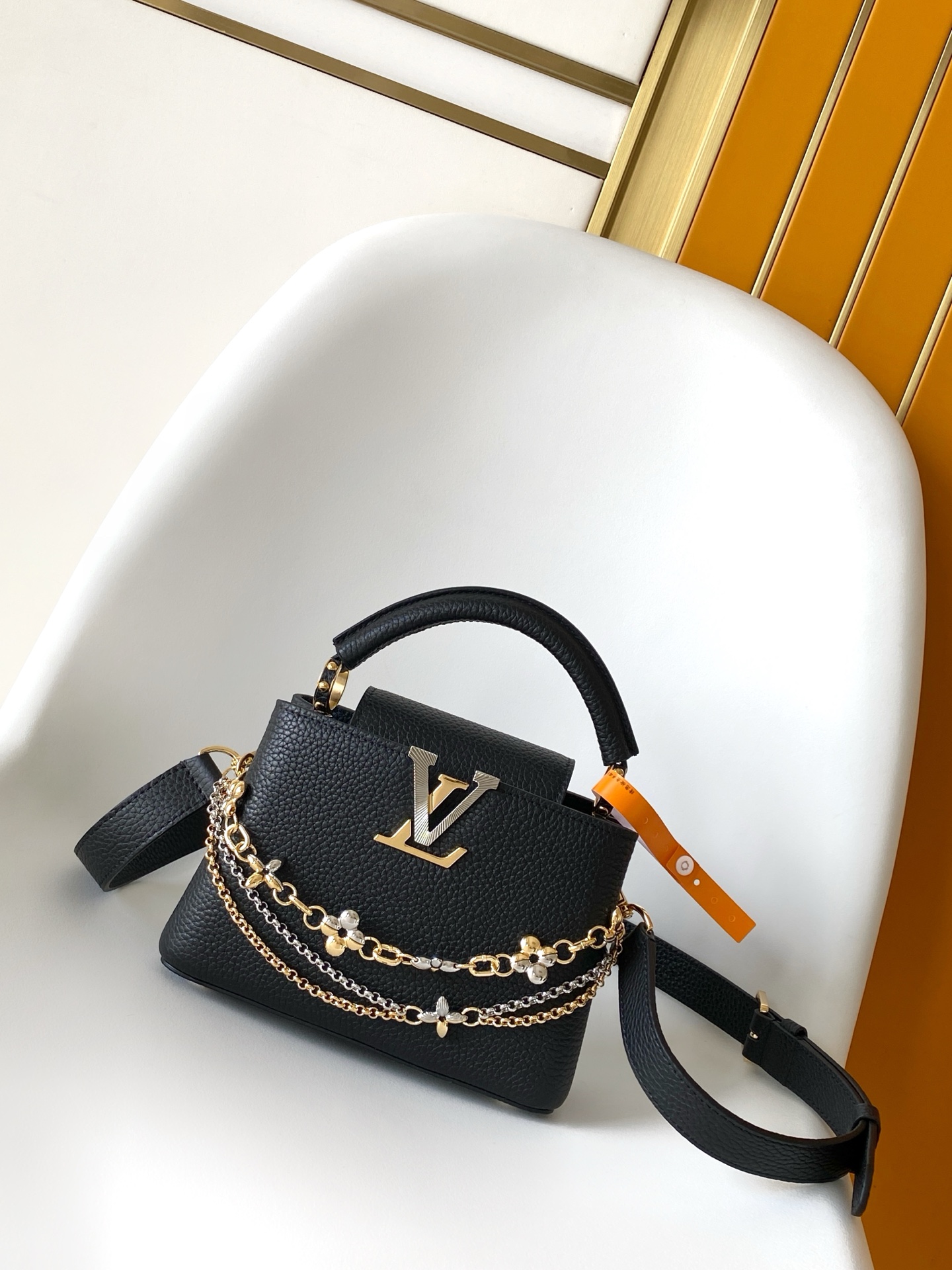 Louis Vuitton LV Classic Handbag Premium Canvas Model M24683 Crossbody Strap Business Casual Authentic Style
